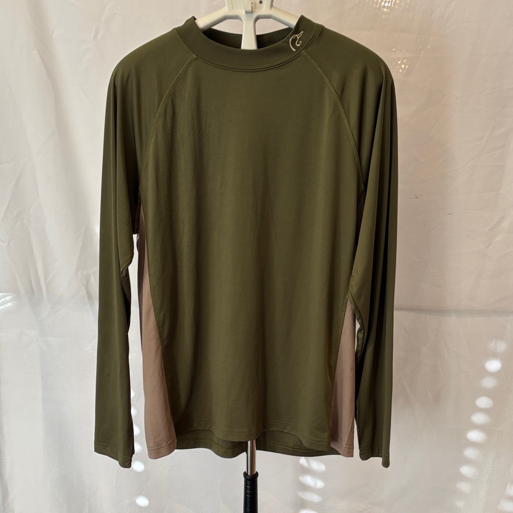 Classic Military Green Raglan Long Sleeve T-Shirt